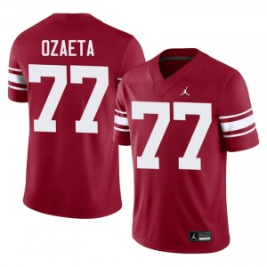 #77 Heath Ozaeta OU Crimson Throwback Jersey | Authentic Stitch Men Player Football Gear 47494722