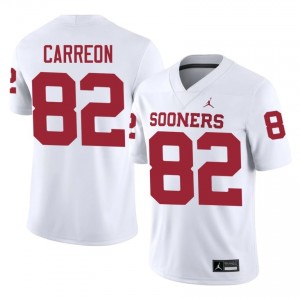 #82 Ivan Carreon OKLA White Jersey | Elite Stitched Men Player Football Gear 22011685