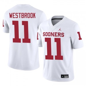 #11 Dede Westbrook OKLA White Jersey | Elite Stitched Men Player Football Gear 56687752