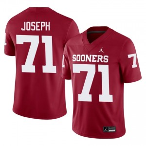 Elite Thread Peyton Joseph #71 Oklahoma Sooners Crimson Jersey | Men University Football Embroidery Fan Gear 88779465