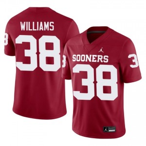 #38 Roy Williams OU Sooners Crimson Jersey | Alumni Embroidery Men Player Football Gear 98644099