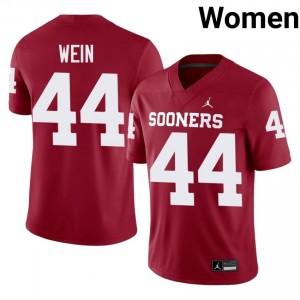 #44 Taylor Wein OKLA Crimson Jersey | Alumni Stitched Women Player Football Gear 38795117