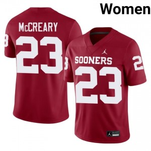 Ben McCreary #23 OKLA Jersey | Gameday Crimson College Football Women Stitched 86478425