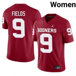 Dakoda Fields #9 OKLA Jersey | Gameday Crimson College Football Women Stitched 11870994