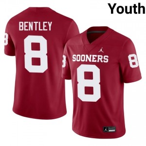 Bowe Bentley #8 Sooners Jersey | Gameday Crimson College Football Youth Stitch 81644739