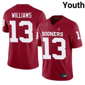 Caleb Williams #13 OU Sooners Jersey | Gameday Crimson College Football Youth Stitch 60674342