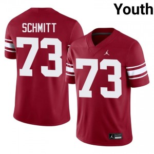 Crimson Deacon Schmitt #73 Sooners Throwback Jersey | Youth High School Football Licensed Stitched 45714745