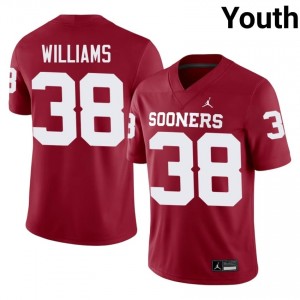 Roy Williams #38 Sooners Jersey | Gameday Crimson College Football Youth Stitch 27068976